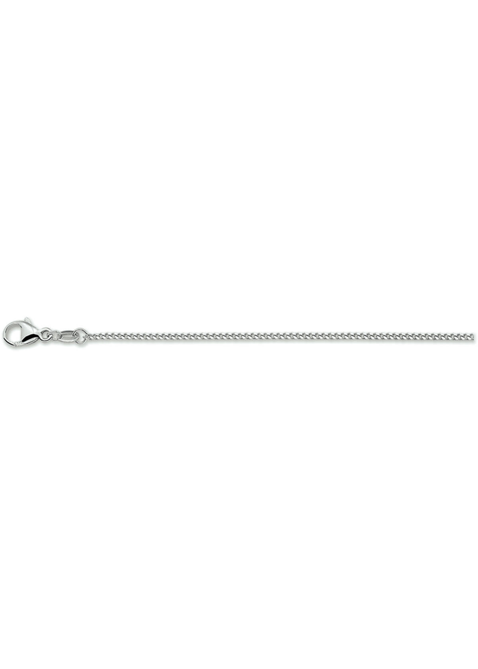 Cataleya jewels Zilveren collier gourmette 4-zijdes geslepen 1,4 mm