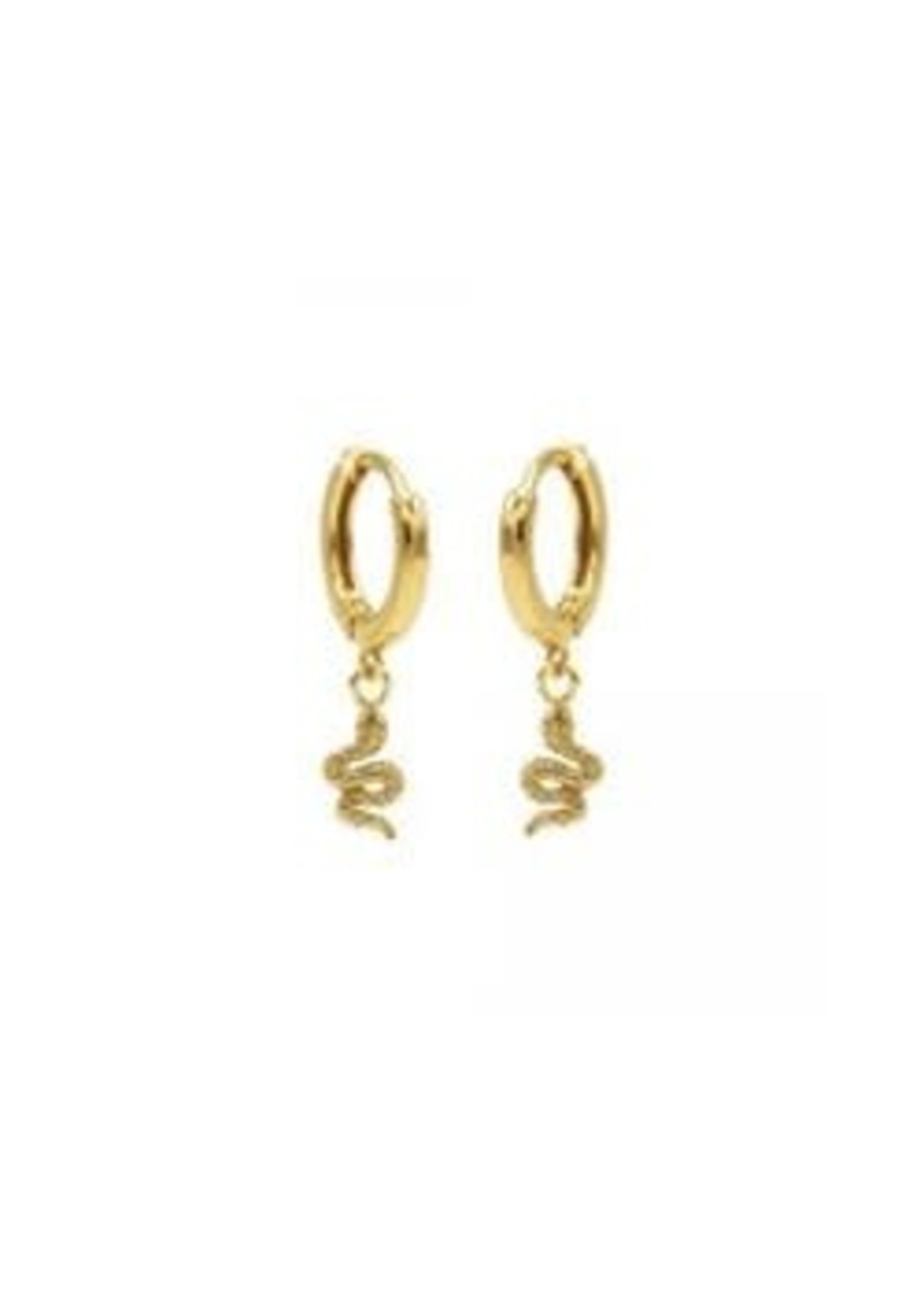 Karma Karma hinged hoops symbool snake gold M1990HIN