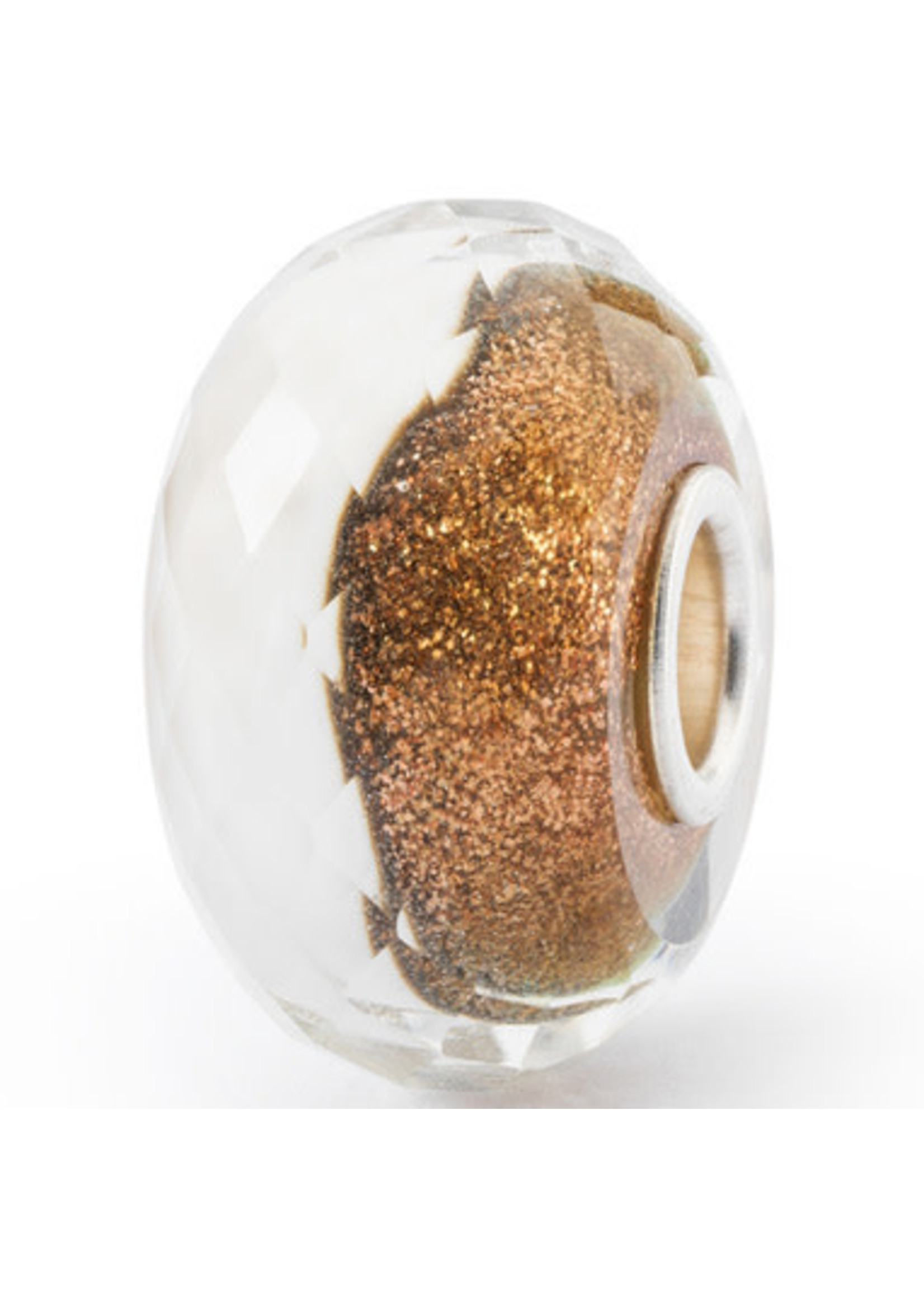 Trollbeads TROLLBEADS TGLBE-30095 KRAAL WINTERWOLKEN ZILVER-GLAS