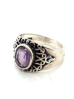 Vintage & Occasion Occasion zilveren ring met amethist