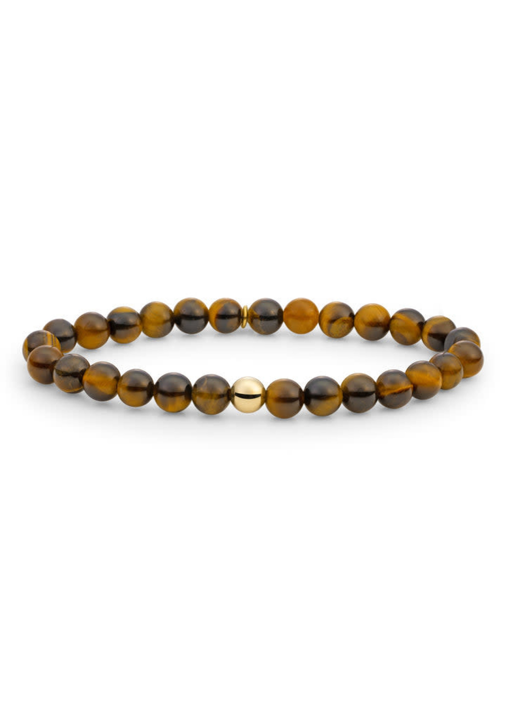 Sparkling Jewels Sparkling Jewels Tiger Eye Saturn large armband