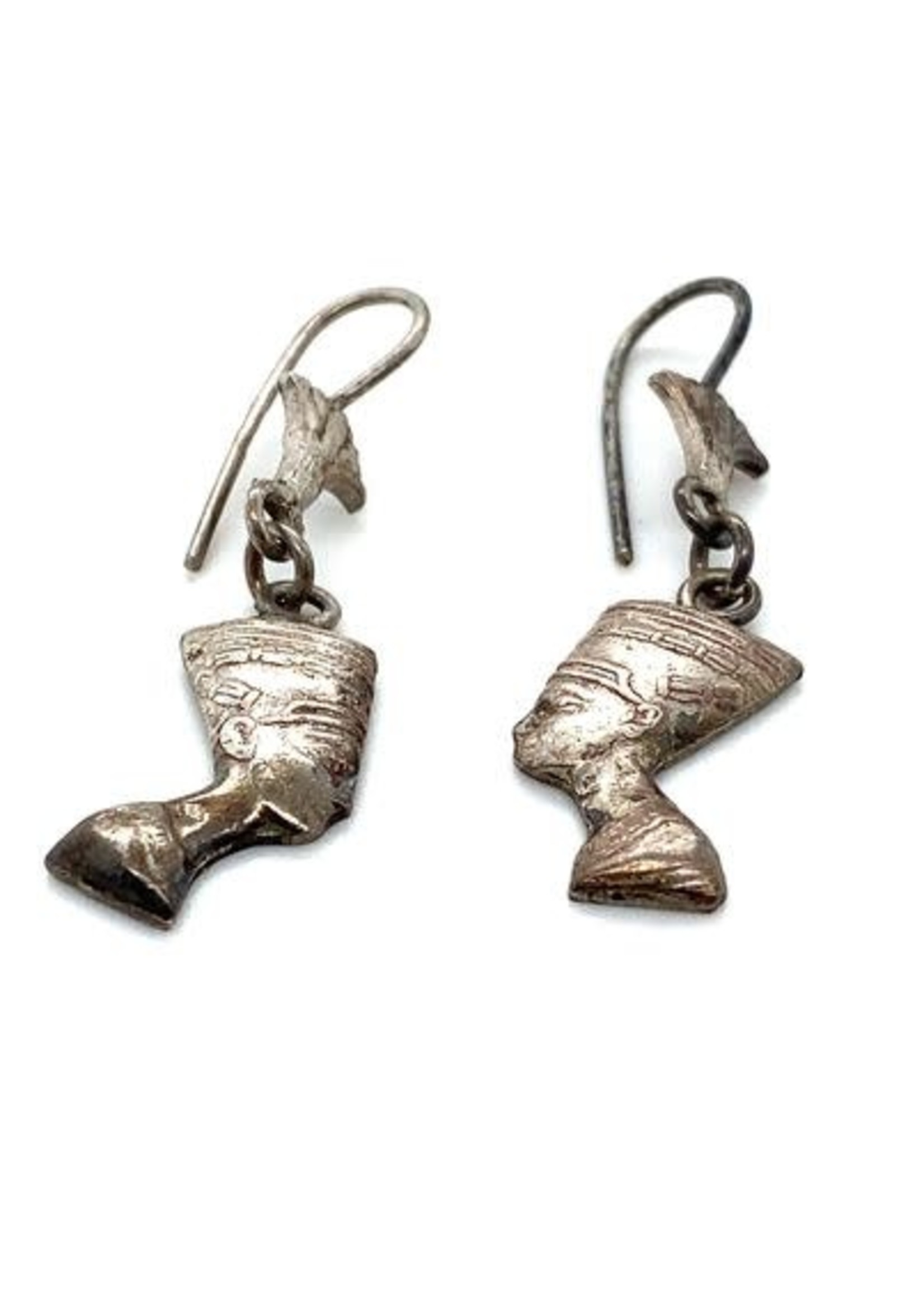 Vintage & Occasion Occasion zilveren Egyptische oorhangers