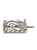 Vintage & Occasion Occasion zilveren Egyptische broche