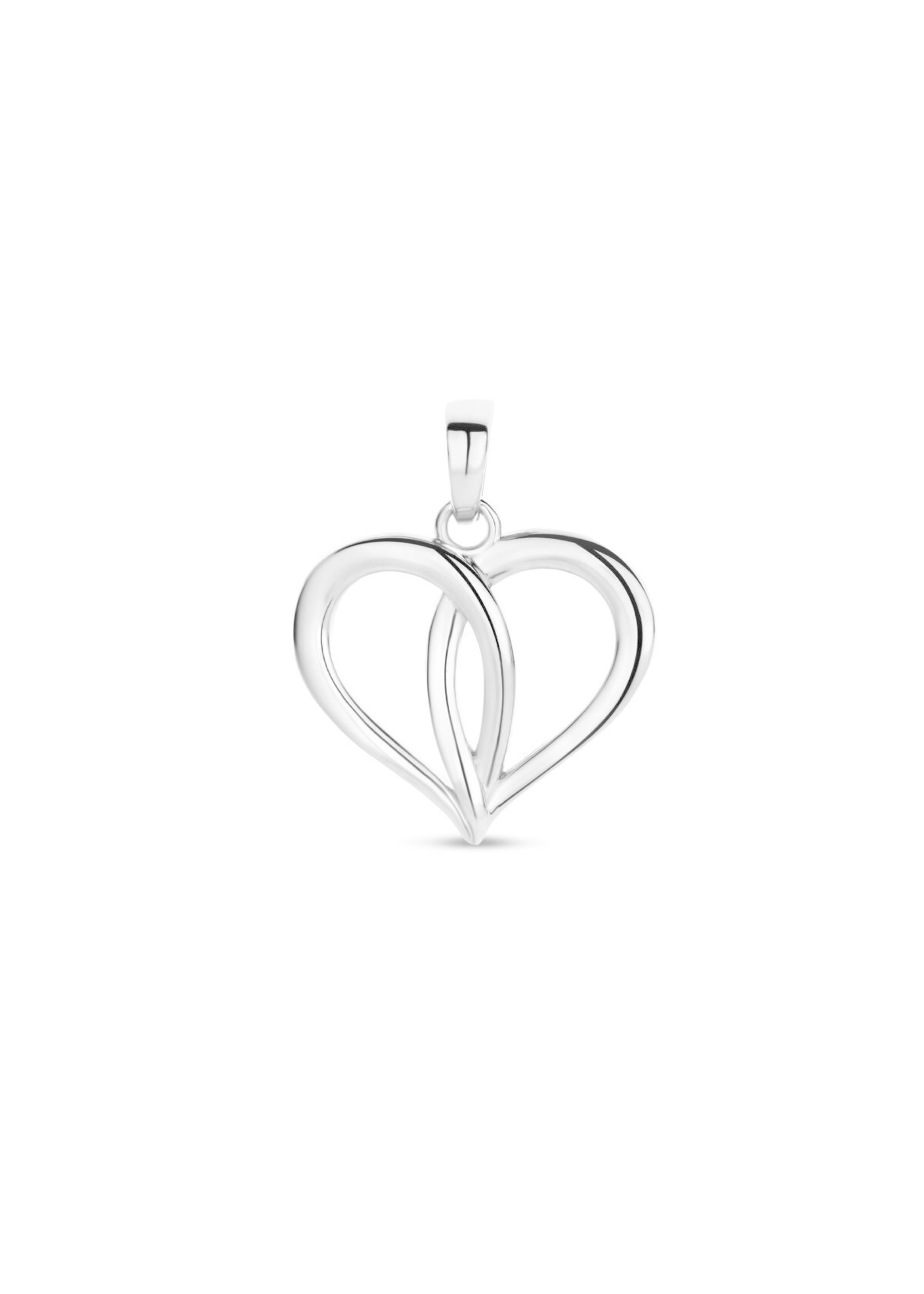 Cataleya jewels Zilveren hanger hart