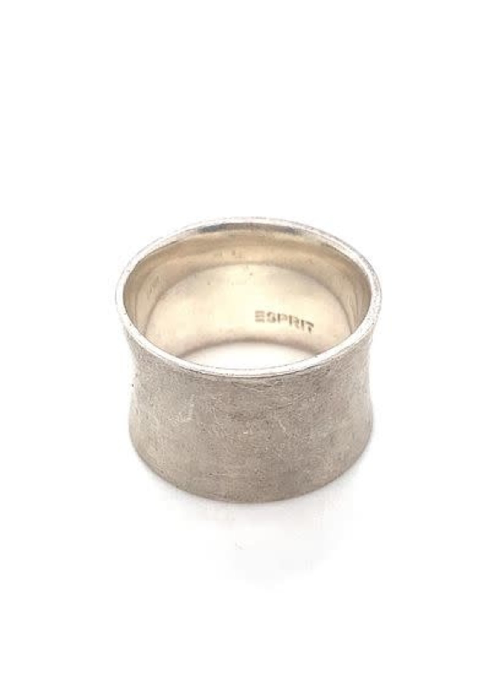 Occasion brede zilveren Esprit ring maat 19.5 Maxgoud