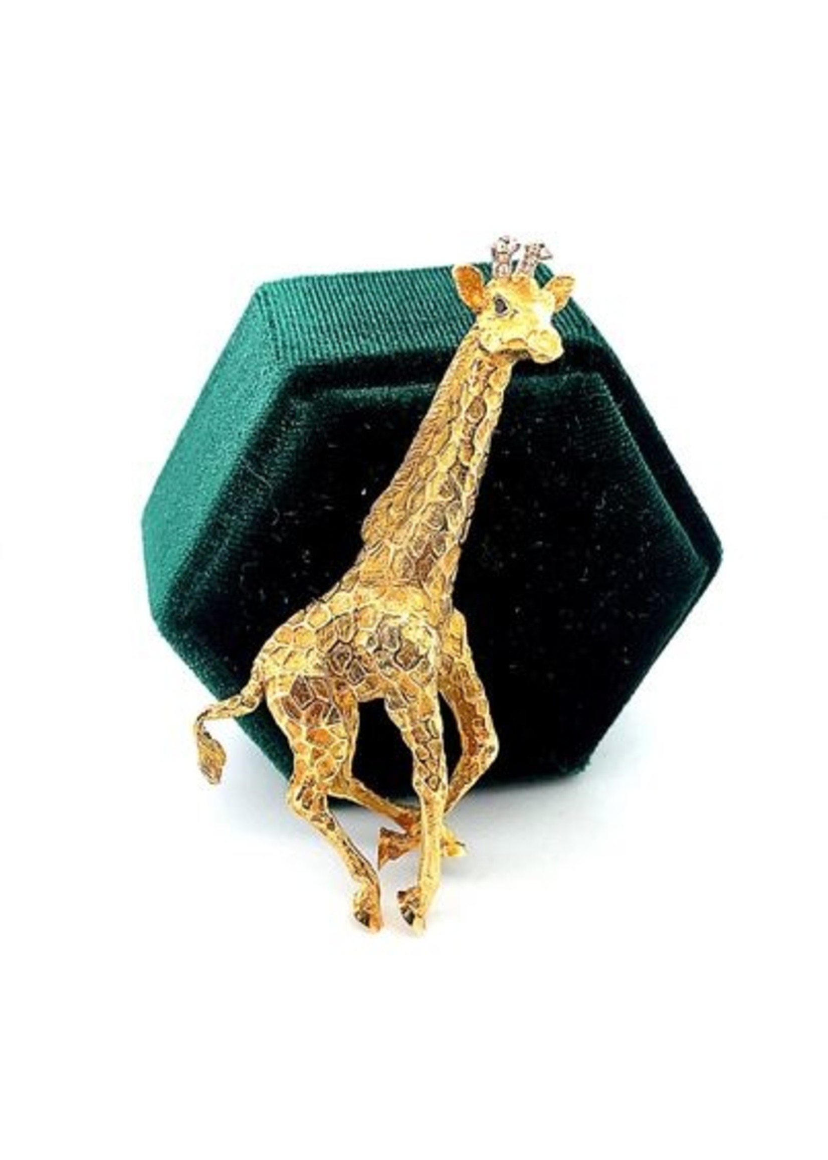 Vintage & Occasion Occasion Tiffany & Co 18k gouden Giraffe broche