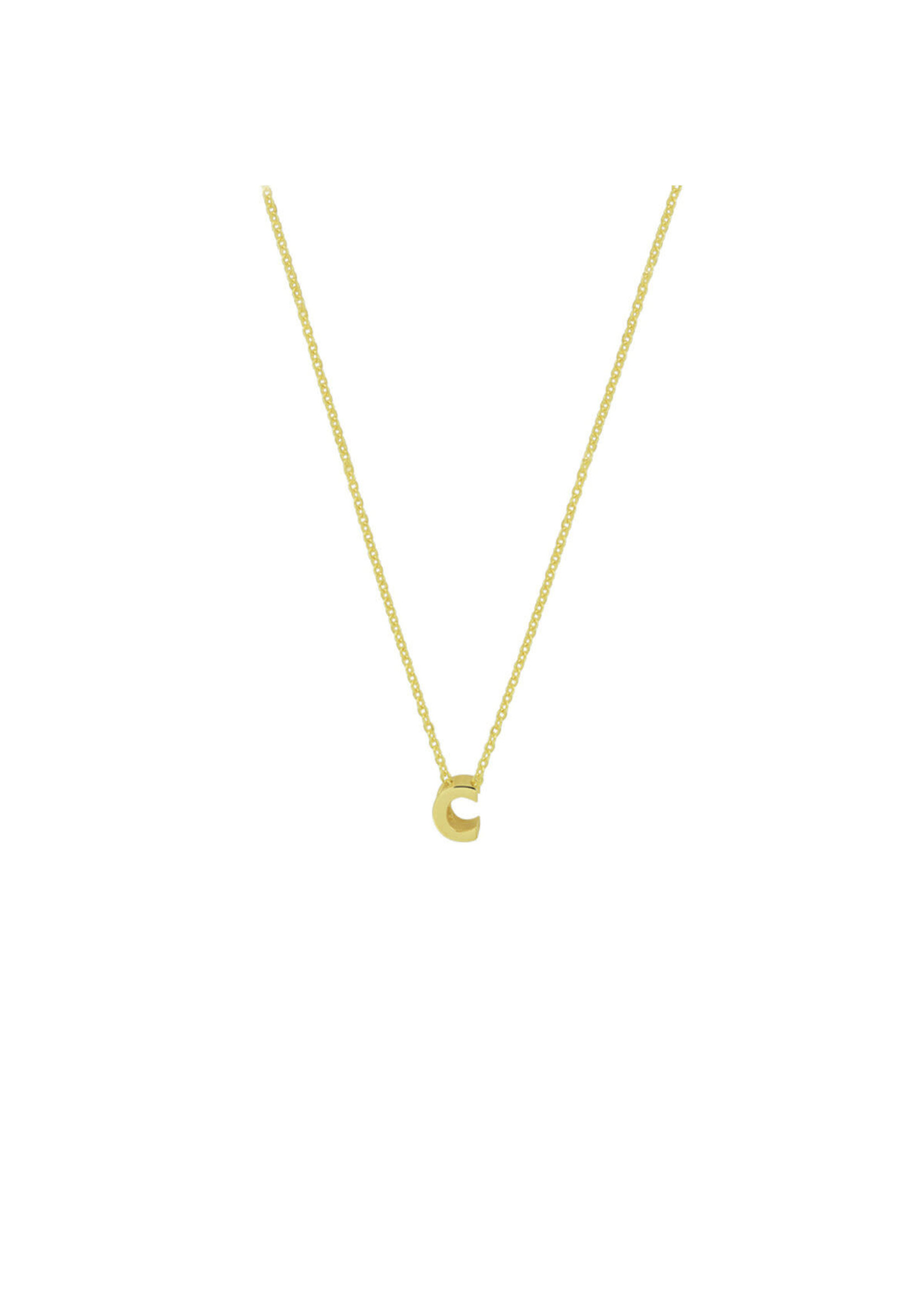 Cataleya jewels Gouden collier letter 41 - 43 - 45 cm