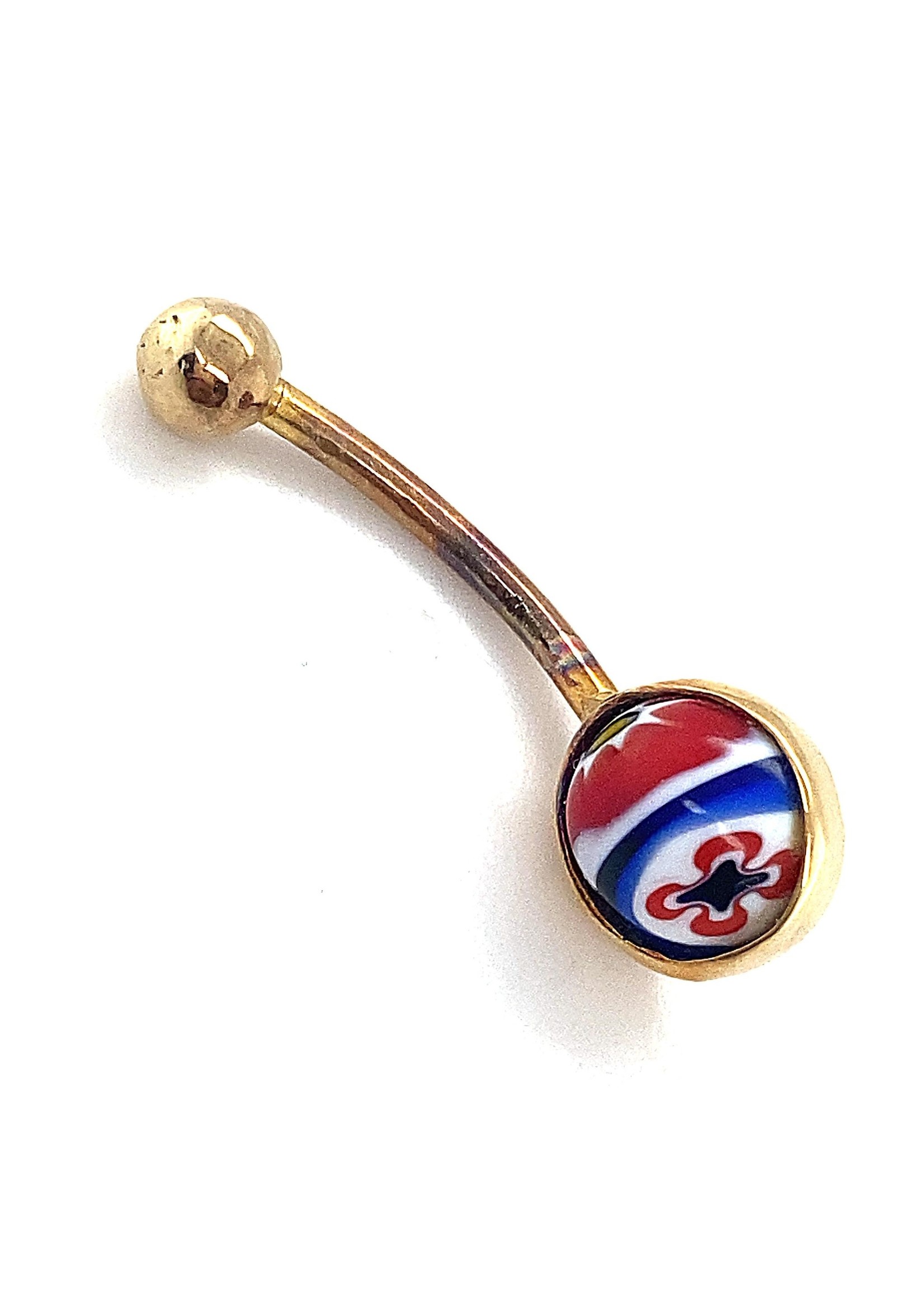 Vintage & Occasion Geelgouden piercing 18k