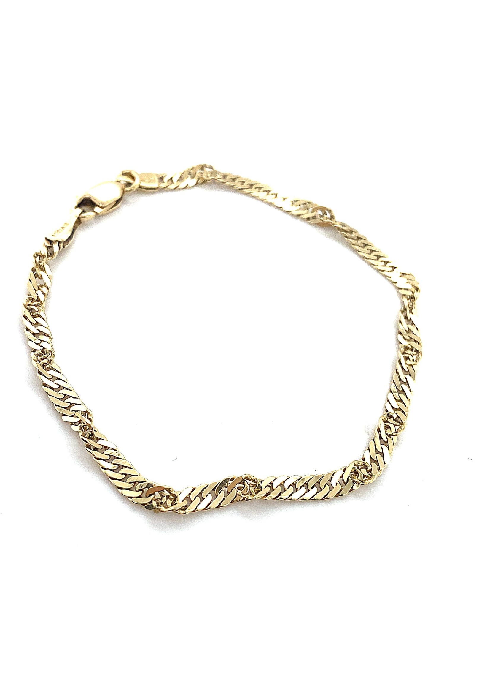 Geelgouden fantasie armband