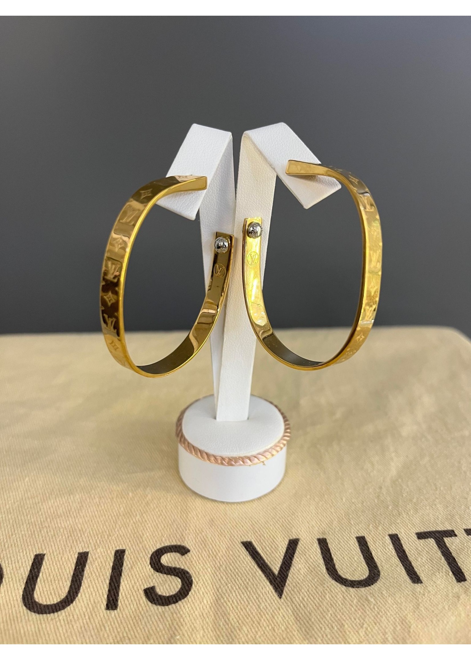 Nanogram earrings Louis Vuitton Gold in Other - 31768130