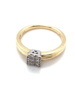 Vintage & Occasion DIAMONDPOINT RING occasion briljanten ring bicolor