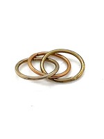 Vintage & Occasion geelgouden Trinity mini ringentjes