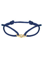 Cataleya jewels armband satijn blauw