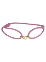 Cataleya jewels armband satijnkoord  roze kleine schakel Cataleya jewels armband satijnkoord  roze kleine schakel