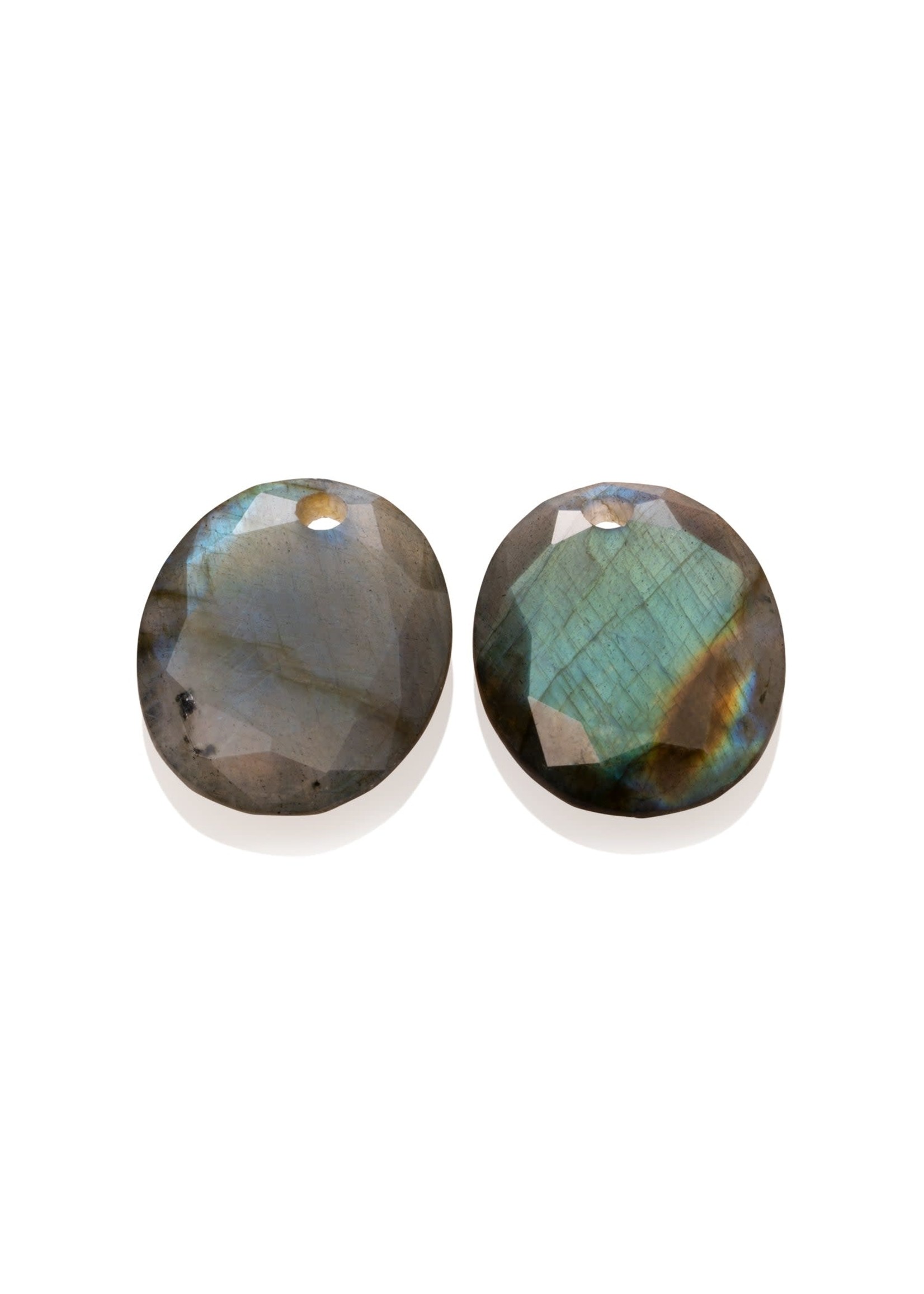 Sparkling Jewels Labradorite Large Oval oorbel edelstenen