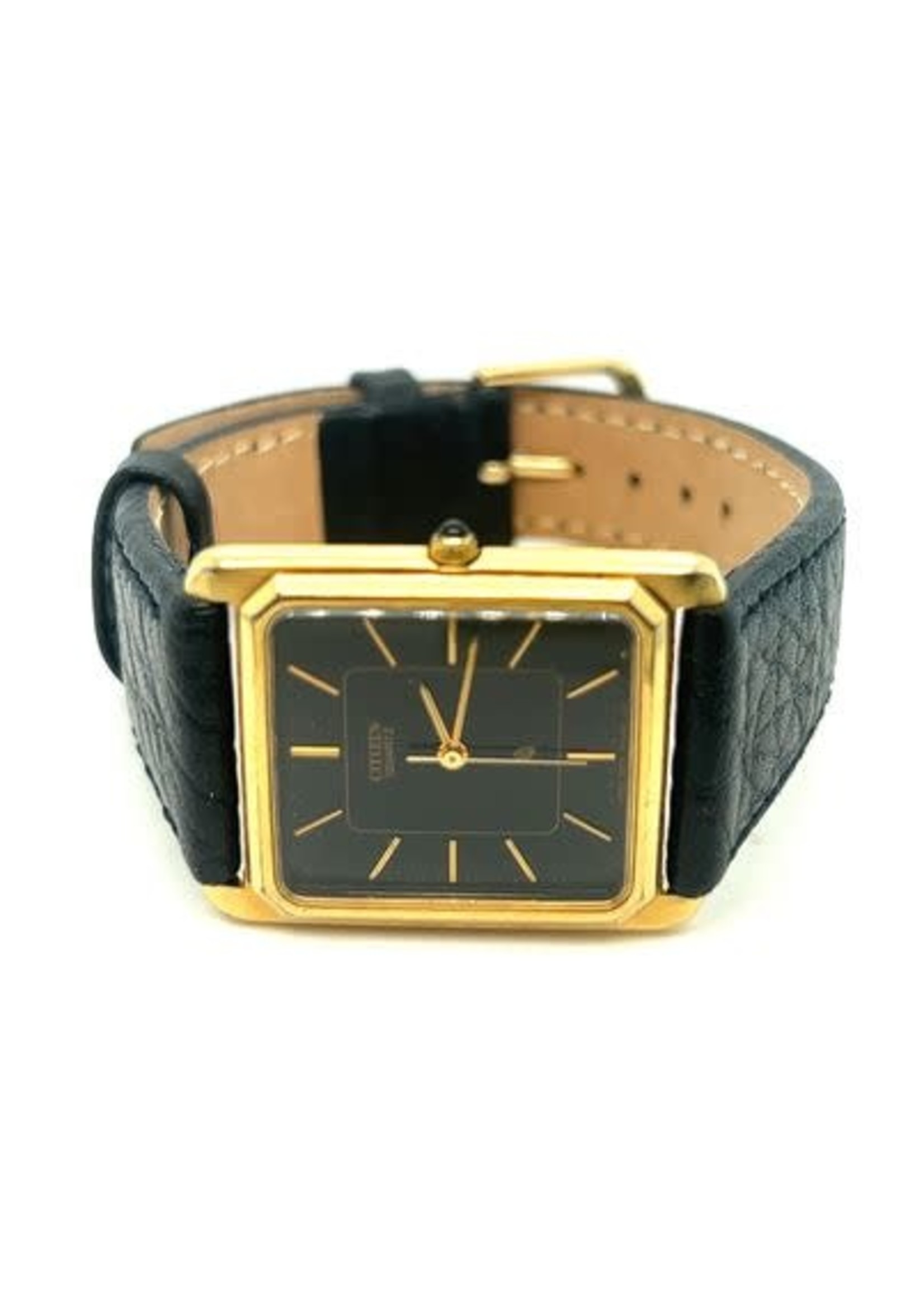 Vintage & Occasion Occasion Citizen quartz horloge met zwarte wijzerplaat