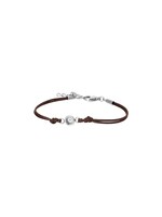 Ixxxi iXXXi Armband Wax Cord Brown Top Base - B00316