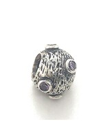 Vintage & Occasion Vintage Pandora bedel boomschors paarse stenen