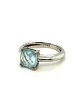 Vintage & Occasion ring zilver aquamarijn