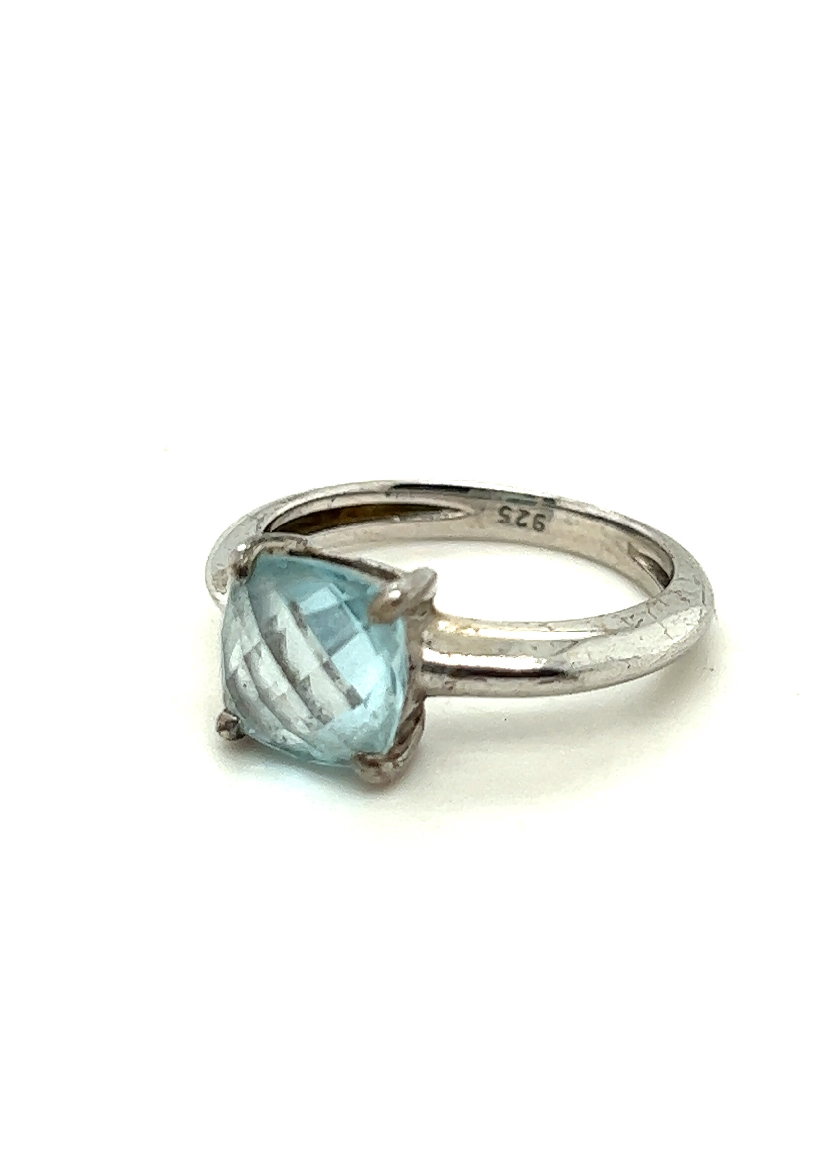 Vintage & Occasion ring zilver aquamarijn