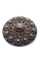 Vintage & Occasion Occasion zilveren Zeeuwse knoop broche groot