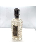 Vintage & Occasion Vintage parfumflesje van kristal met zilveren dop