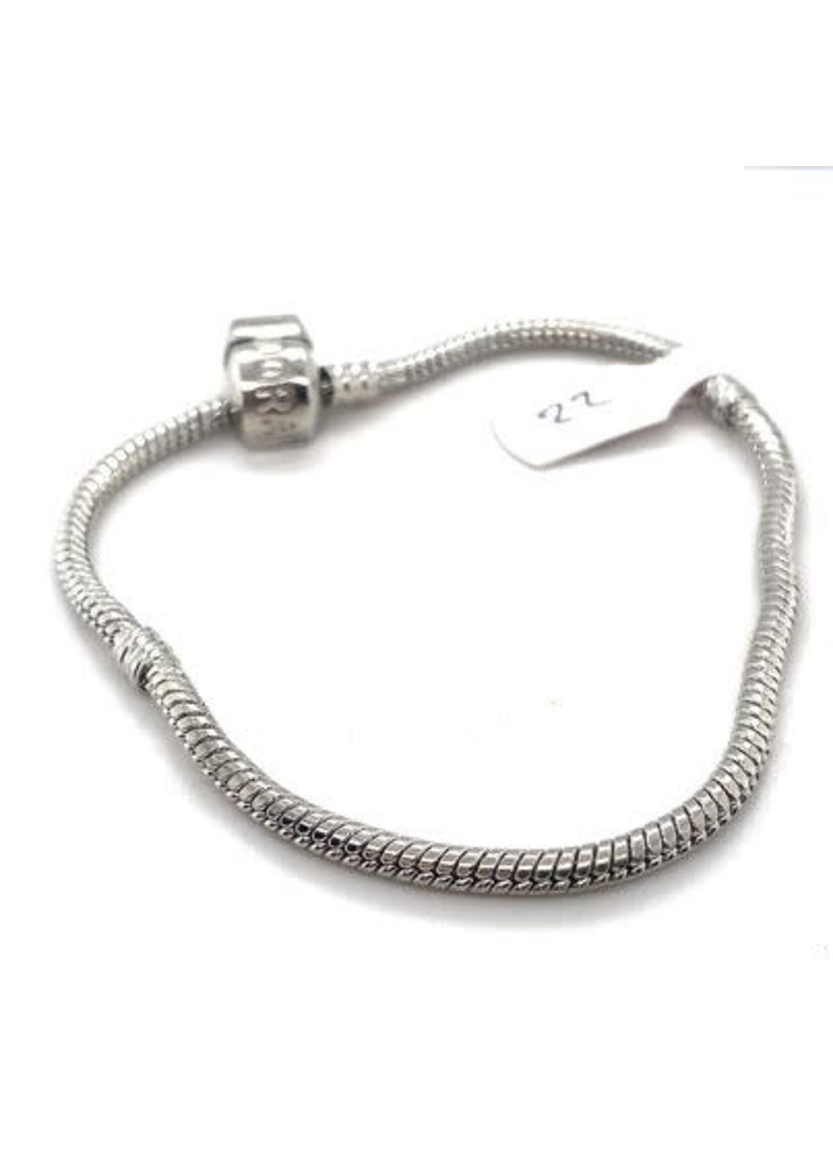 Vintage & Occasion Zilveren Pandora armband 22cm voor bedels