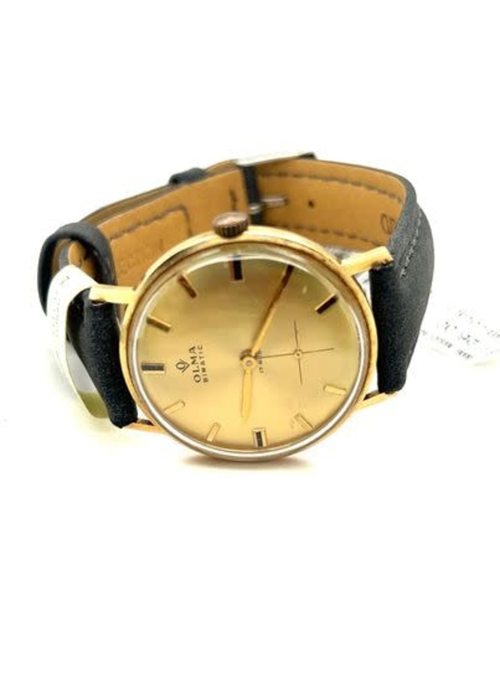Vintage & Occasion Occasion 14k gouden Olma bimatic horloge