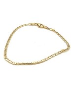 Vintage & Occasion Gouden  14 k fantasie schakelarmband - lengte 19 cm
