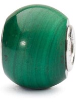 Trollbeads Trollbeads Bedel rond malachiet van edelsteen in de kleur groen, TSTBE-00020