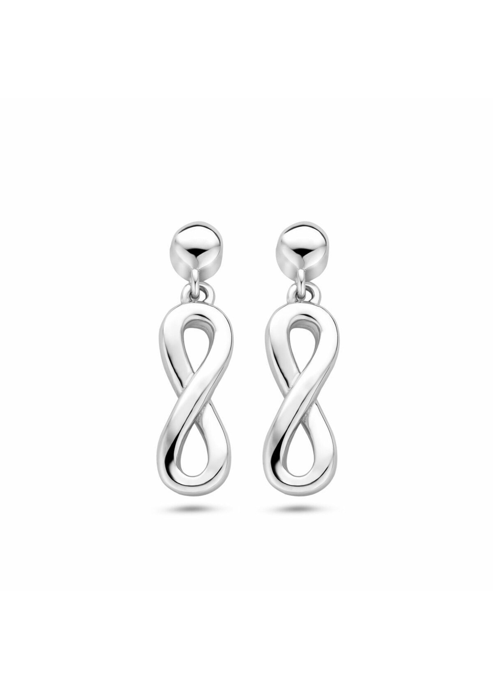 Cataleya jewels Zilveren oorhangers infinity