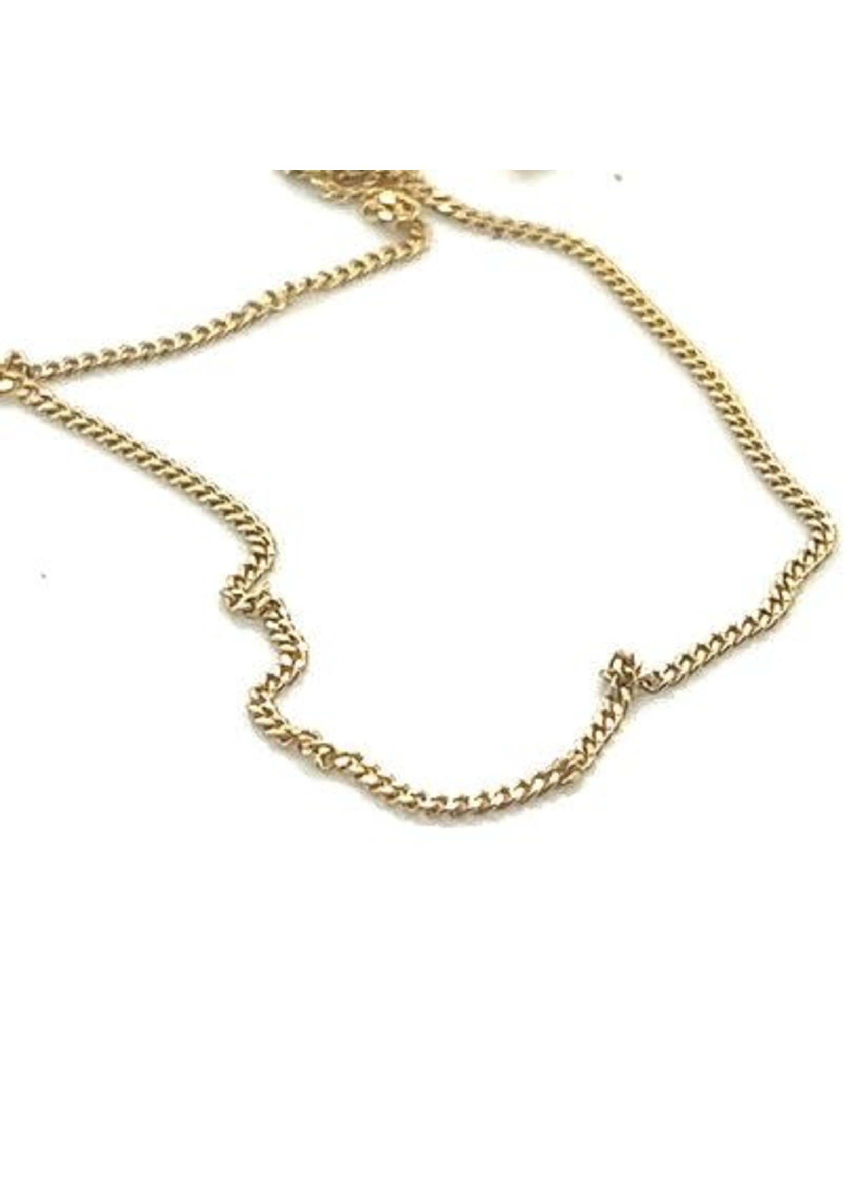 Vintage & Occasion Gouden gourmet ketting