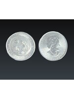 Vintage & Occasion Canada 2 dollars, grey wolf - howling wolves 2016