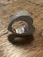 Vintage & Occasion Piaget full diamond heart ring 18k