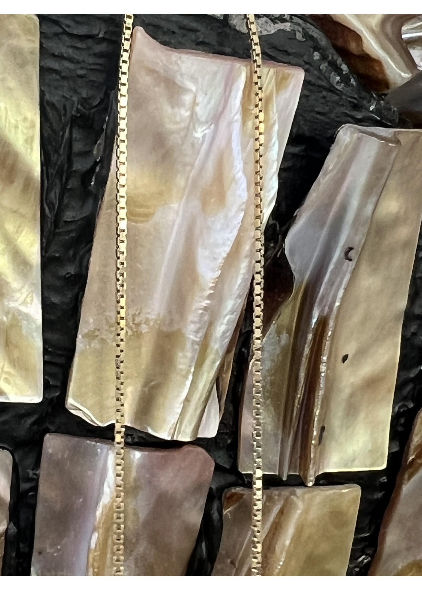 Vintage & Occasion Occasion gouden Venetiaanse ketting 45cm 1.1mm