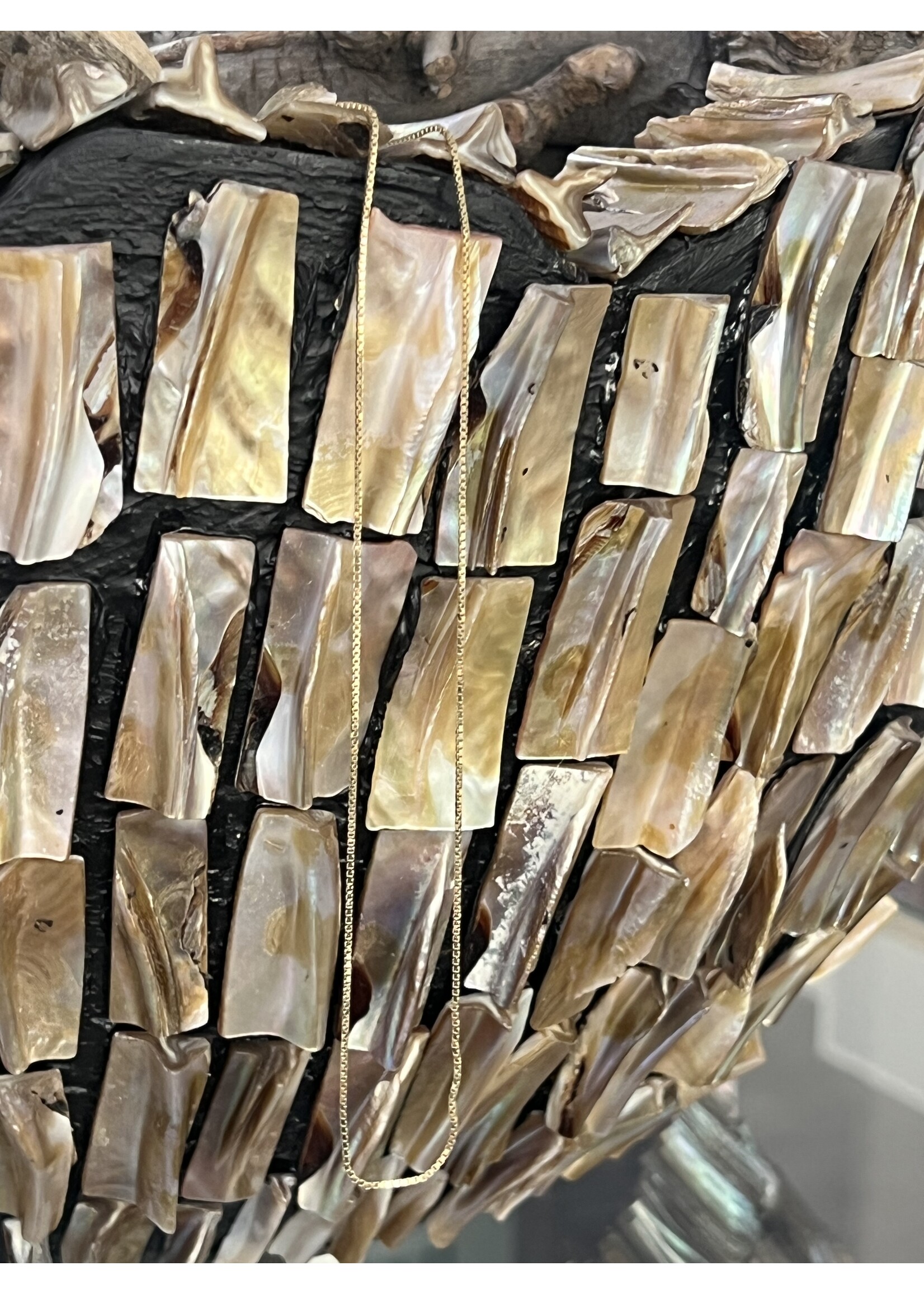 Vintage & Occasion Occasion gouden Venetiaanse ketting 45cm 1.1mm