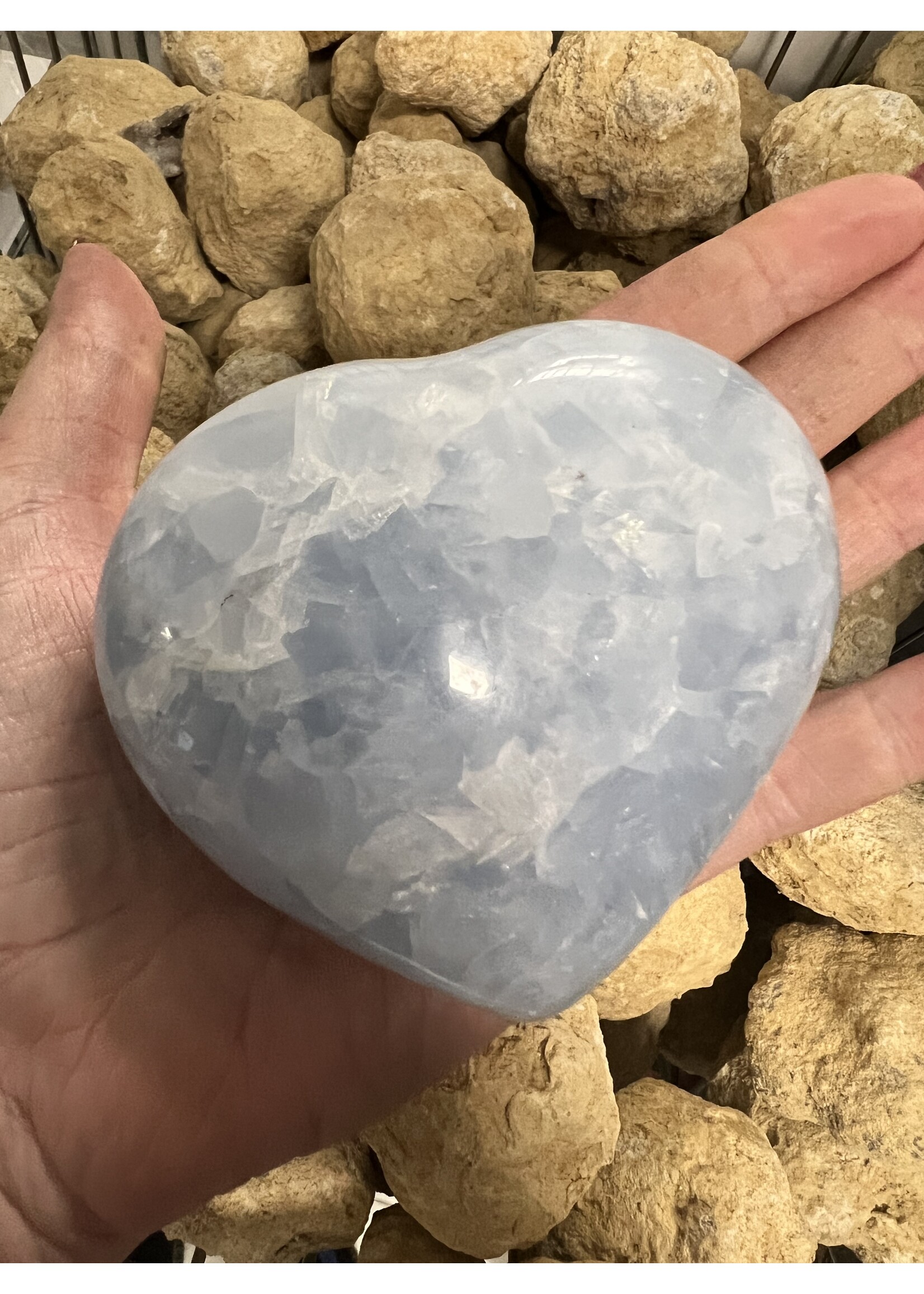Cataleya jewels Celesitien hart blauw