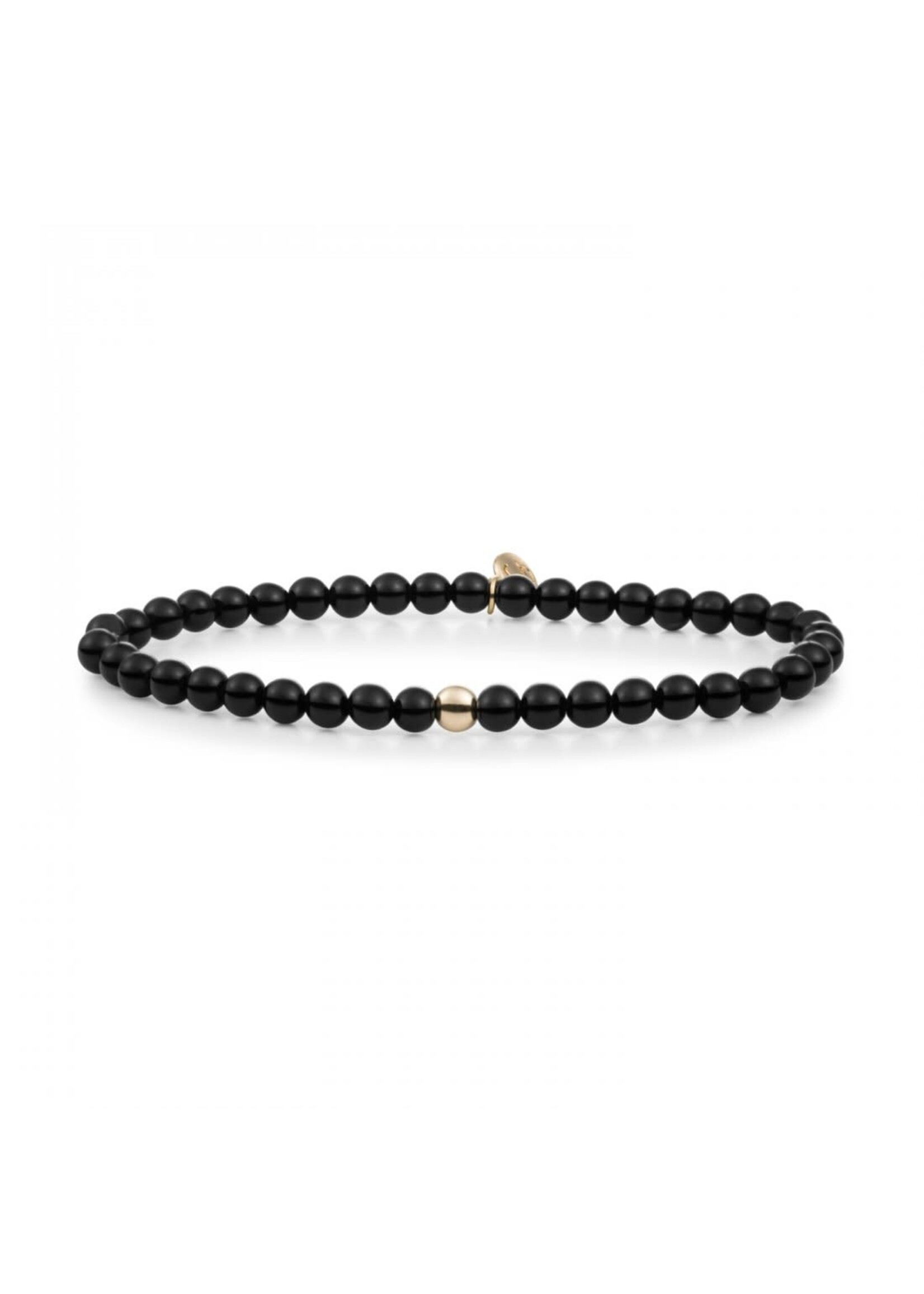 Sparkling Jewels Sparkling Jewels armband SBG-GEM07-ADD-4mm onyx