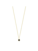 Cataleya jewels collier klavertje 4 onyx 41 - 43 - 45 cm