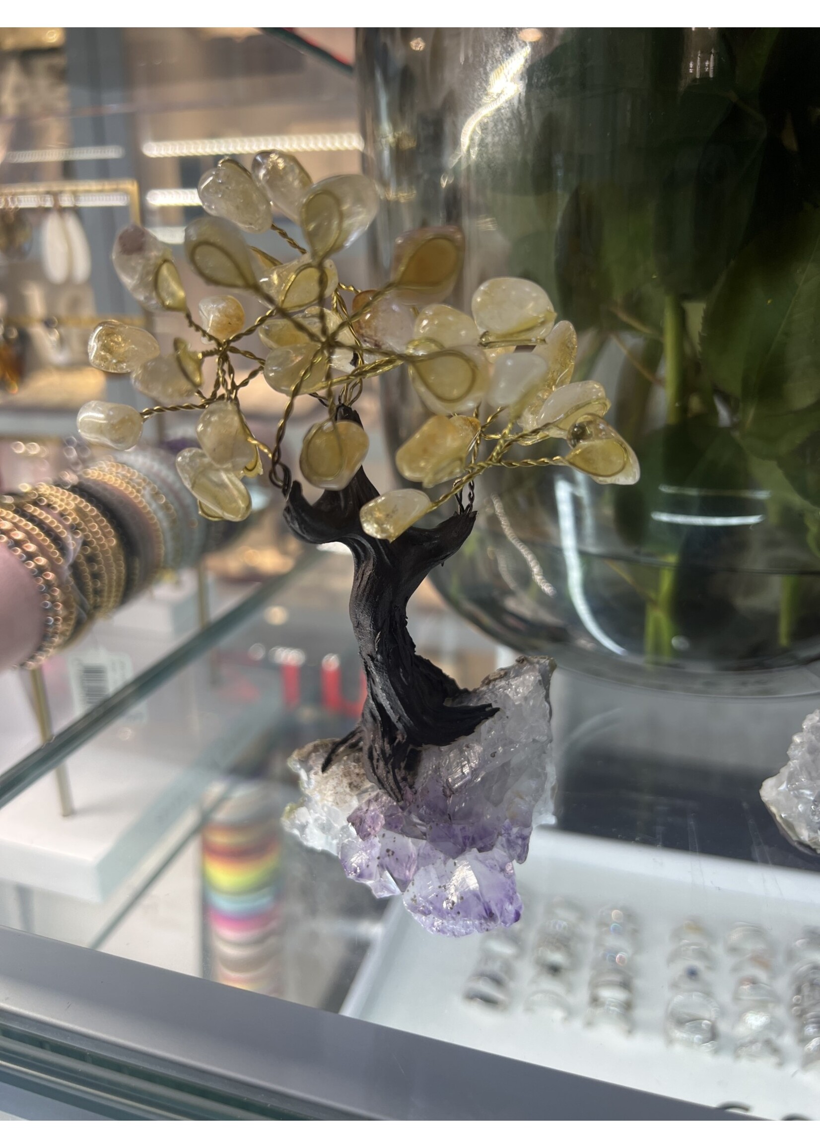 Cataleya jewels Amethist boom met gebrande hele amethist