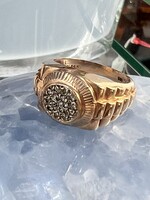 Vintage & Occasion Rose gouden Rolex ring