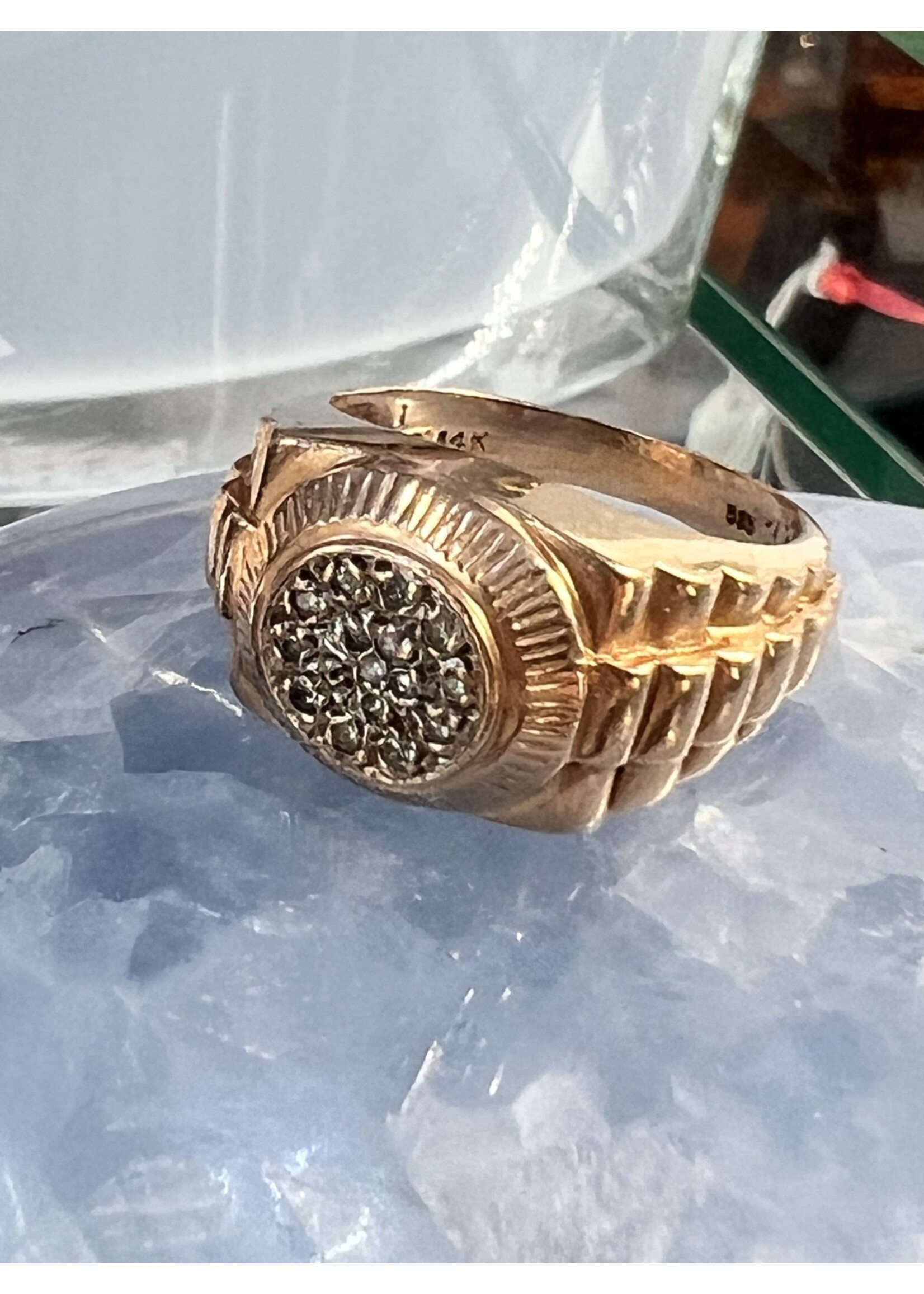 Vintage & Occasion Rose gouden Rolex ring