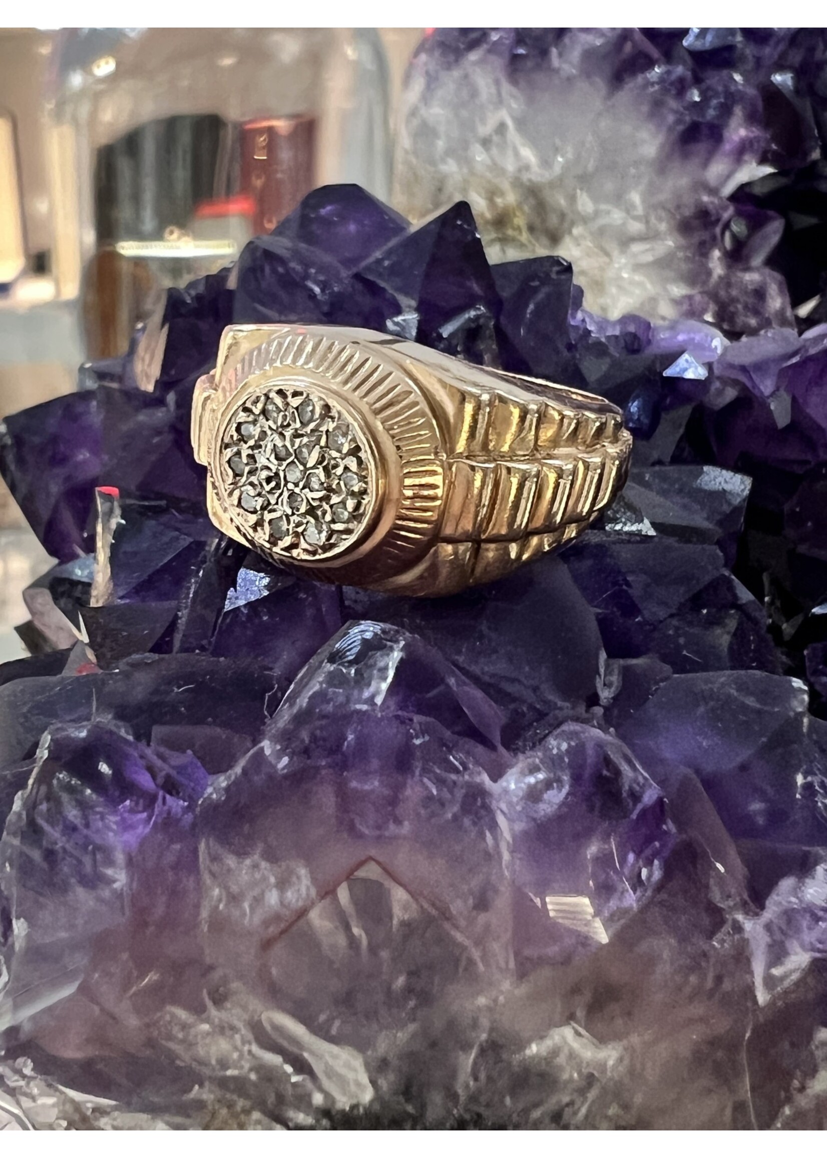 Vintage & Occasion Rose gouden Rolex ring