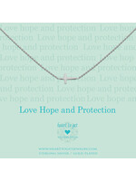 Heart to get Heart to get - collier cross, “Love, hope and protection”