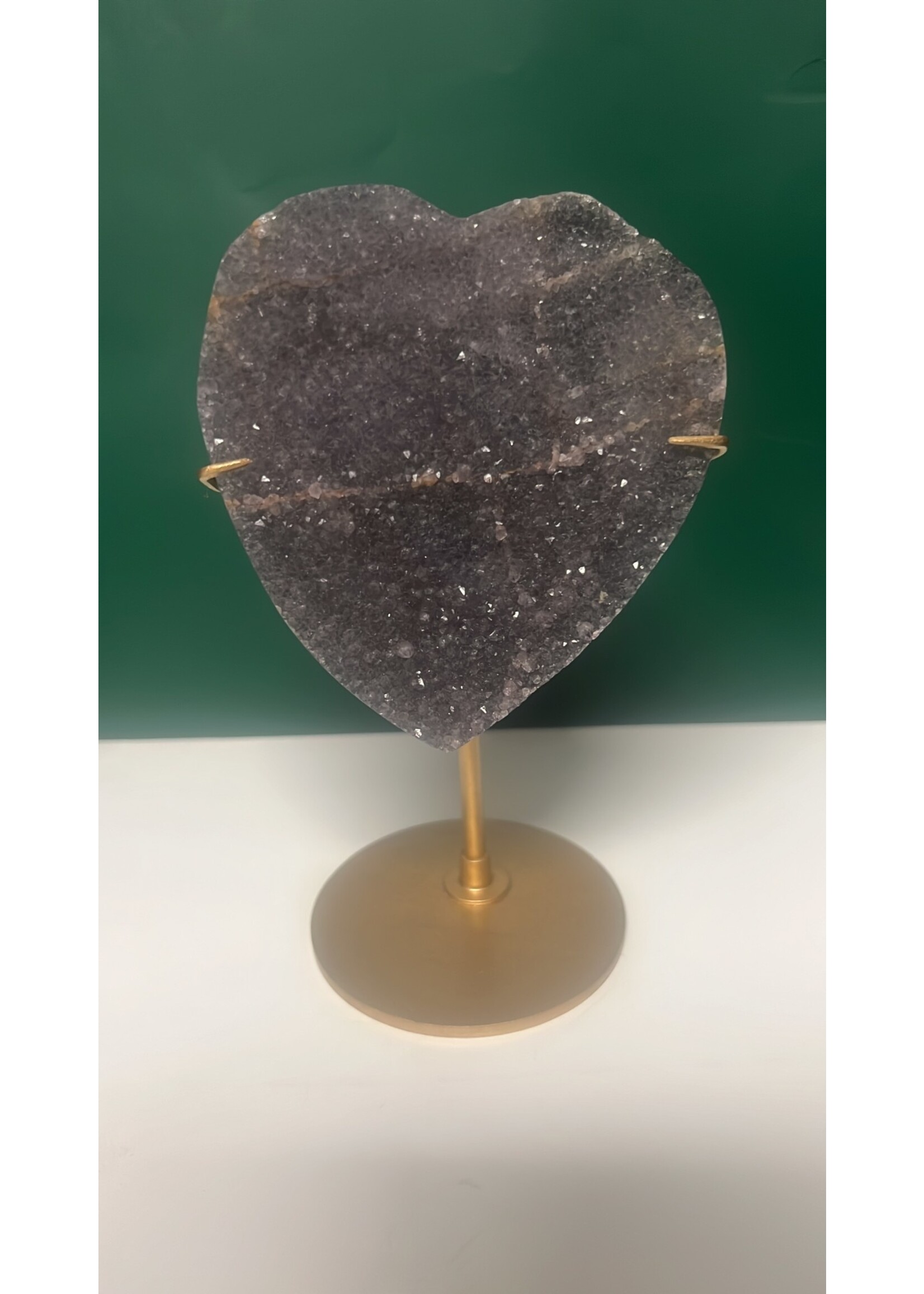 Cataleya jewels Amethist hart op standaard