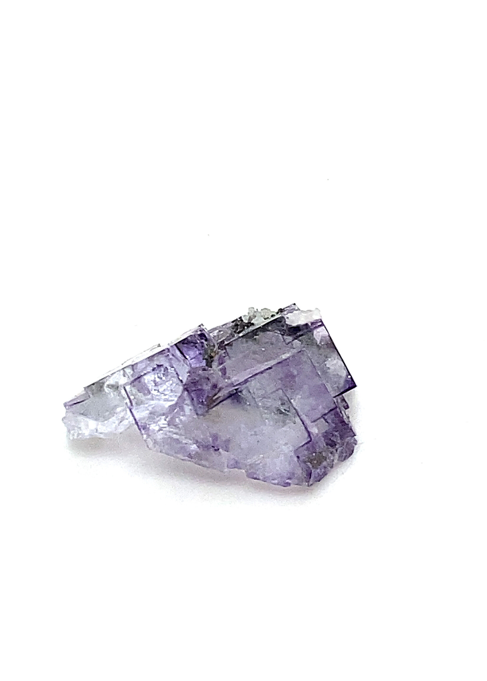 Cataleya jewels Fluoriet ruw paars met moedergesteente