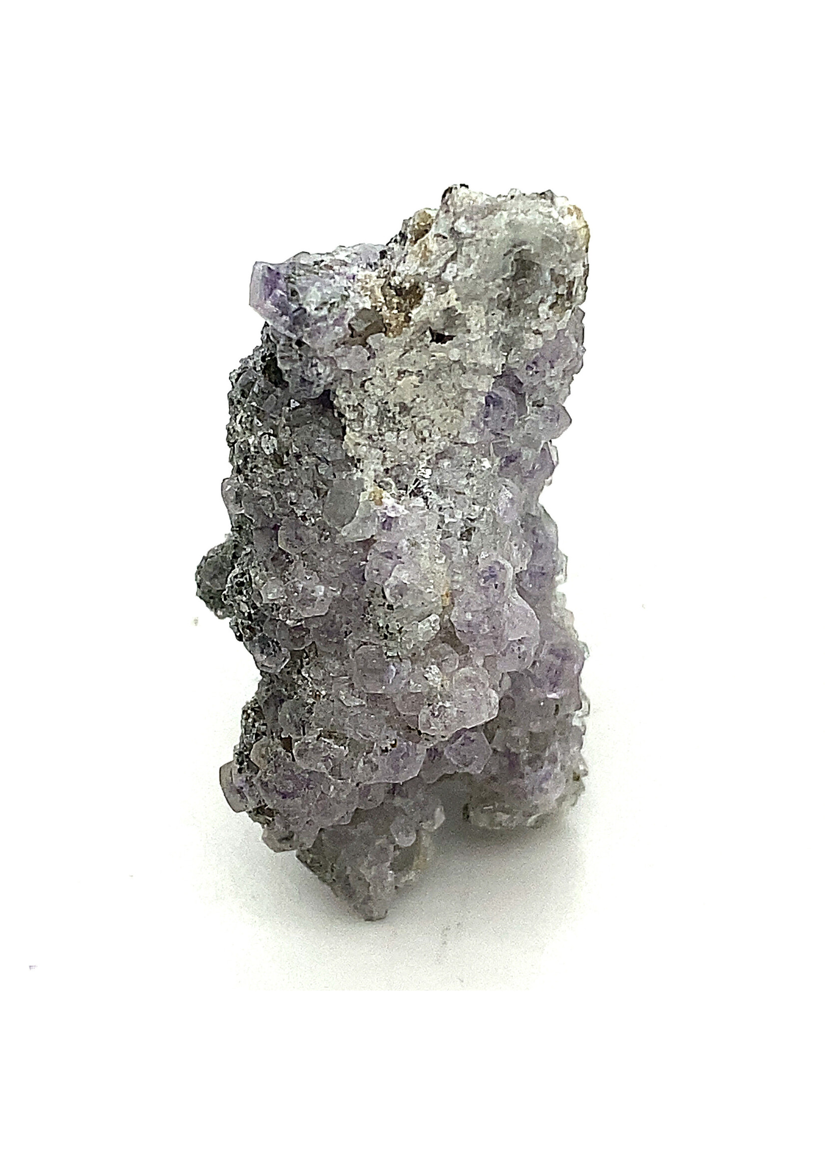 Cataleya jewels Fluoriet ruw kleine paarse kristallen in moedergesteente