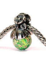Trollbeads TROLLBEADS TAGBE-00106 KRAAL VERGEET-ME-NIET MET KNOP ZILVER/GLAS