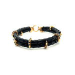 Leren armband 