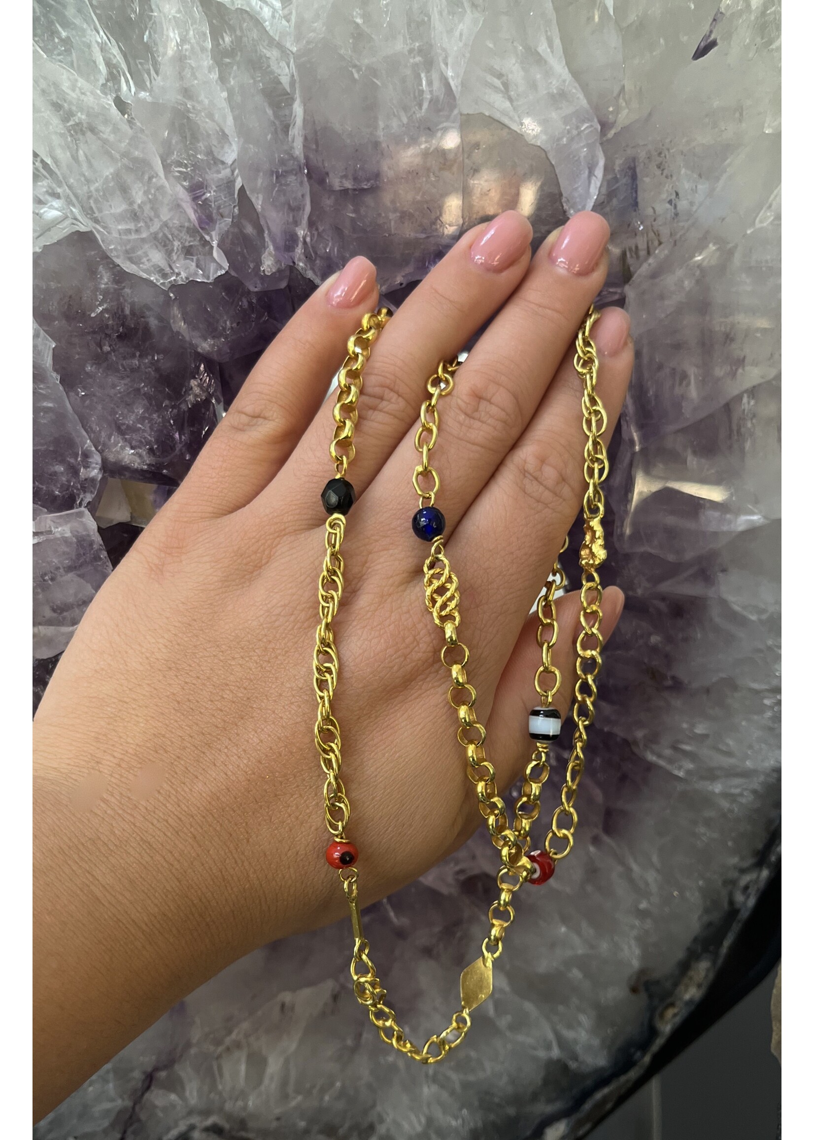 Vintage & Occasion allaqondre Ketting 18 k  , 60 cm massief